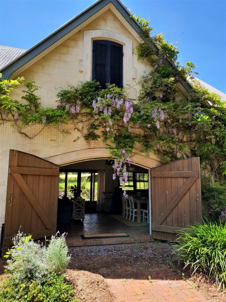 Wisteria Barn entrance 2018